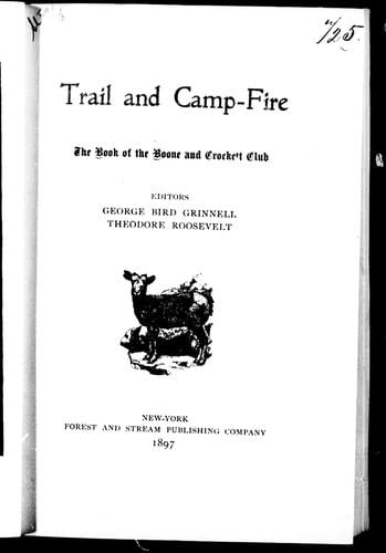Trail and camp-fire