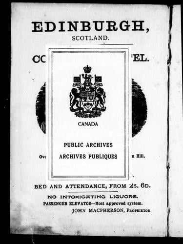 The Canadian guide-book