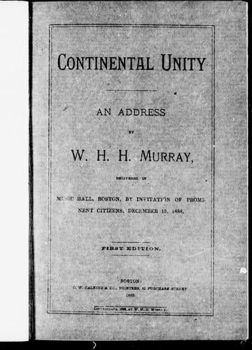 Continental unity