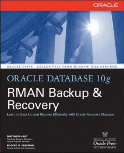 Oracle Database 10g RMAN backup & recovery