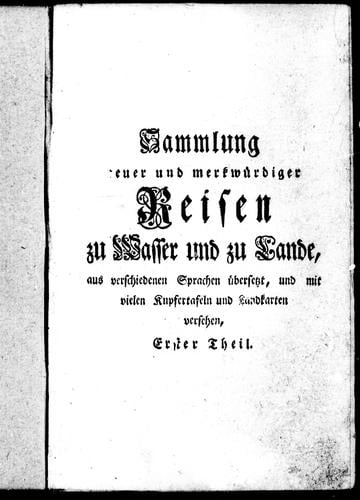 Reise nach Hudsons Meerbusen