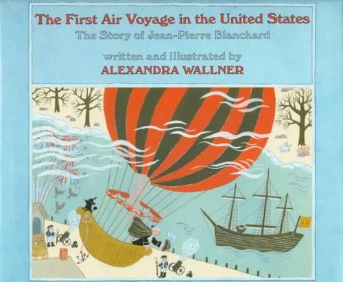 The first air voyage in the United States