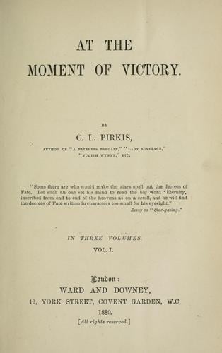 At the moment of victory