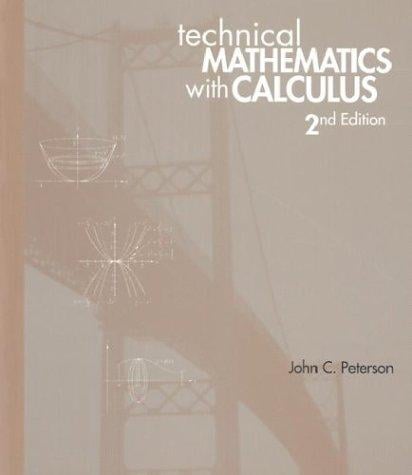 Technical mathematics with calculus