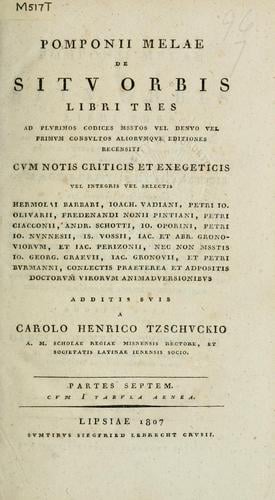 De situ orbis libri tres