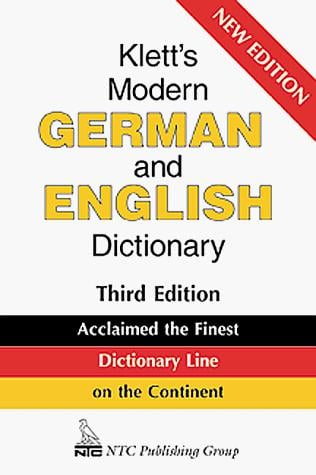 Klett's modern German and English dictionary