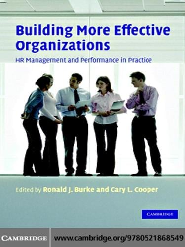 Building More Effective Organizations