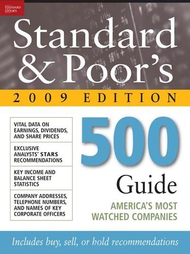 Standard & Poor's 500 Guide 2009