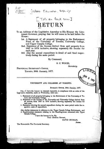 Return to an address of the Legislative Assembly to His Honour the Lieutenant Governor, praying that he will cause to be laid before the House