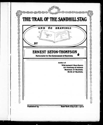 The trail of the sandhill stag