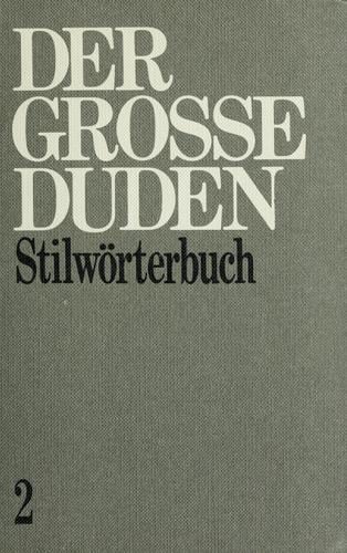 Stilwörterbuch der deutschen Sprache