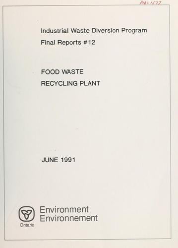 Food waste recycling plant