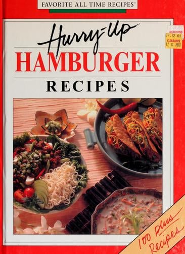 Hurry-up hamburger recipes.