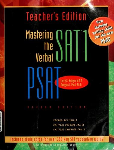 Mastering the verbal SAT 1/PSAT