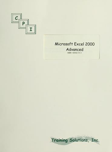 Microsoft Excel 2000