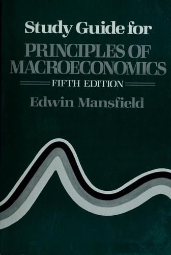 Study guide for Principles of macroeconomics, fifth edition