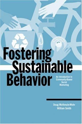 Fostering sustainable behavior