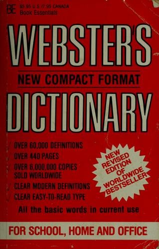 Webster's dictionary.
