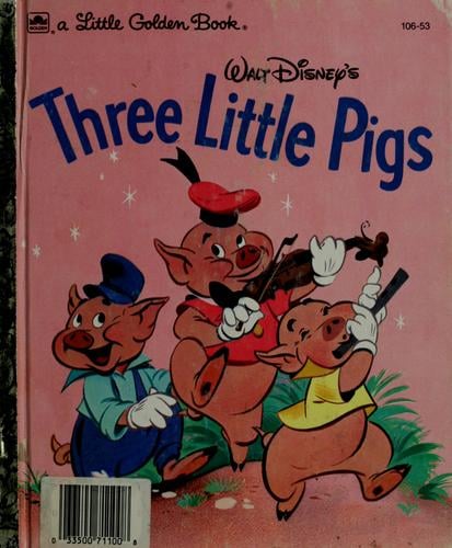 Walt Disney's three little pigs