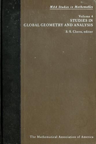 Studies in global geometry and analysis