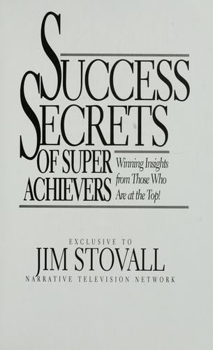 Success secrets of super achievers