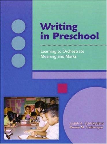 Writing in preschool