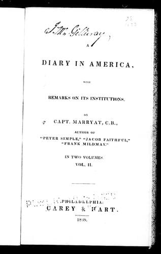 A diary in America