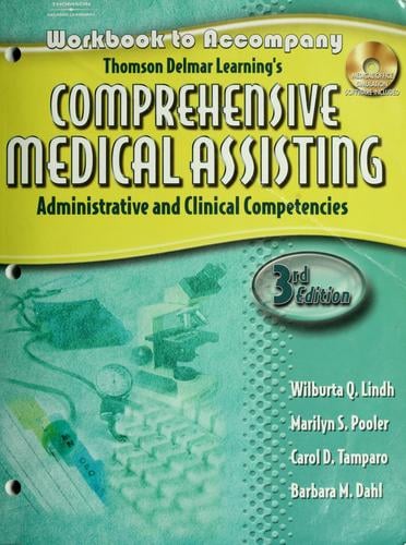 Workbook to accompany Thomson Delmar Learning's comprehensive medical assisting