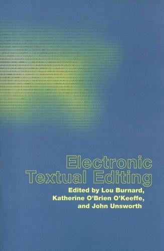 Electronic textual editing