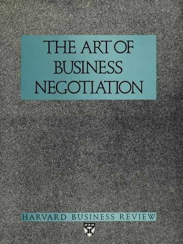 The Art of business negotiation
