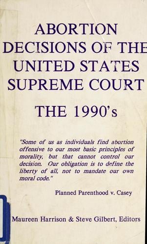 Abortion decisions of the United States Supreme Court