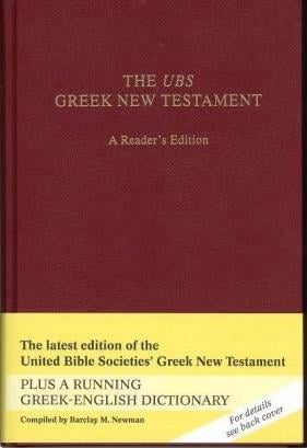 The UBS Greek New Testament