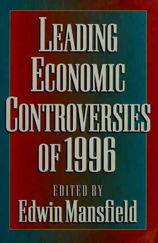Leading economic controversies of 1996