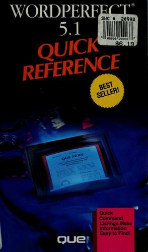 WordPerfect 5.1 quick reference