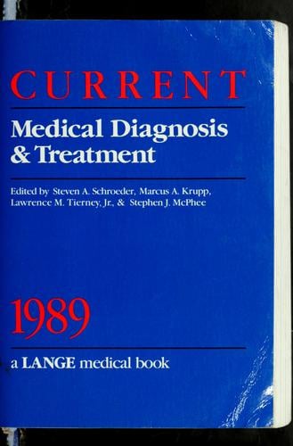 Current medical diagnosis & treatment, 1989