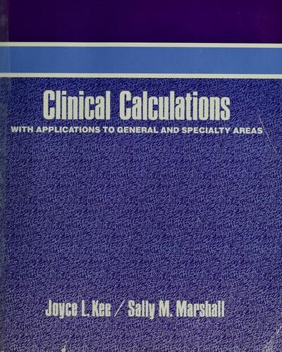 Clinical calculations