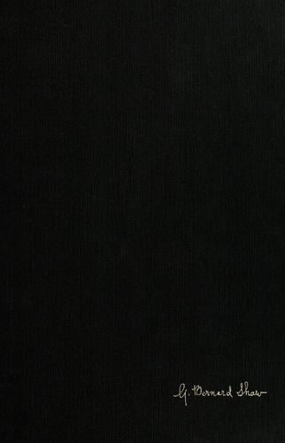 Bernard Shaw, volume 1