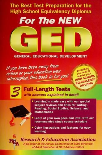 The best test preparation for the high school equivalency diploma, for the new GED, General Educational Development