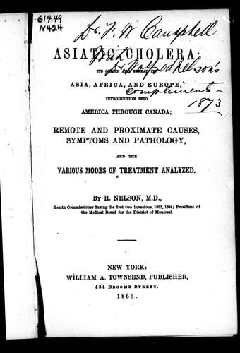 Asiatic cholera