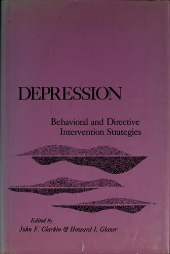Depression, behavioral and directive intervention strategies