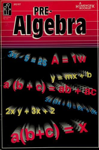 Pre-algebra
