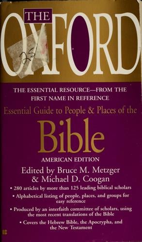 The Oxford essential guide to people & places of the Bible