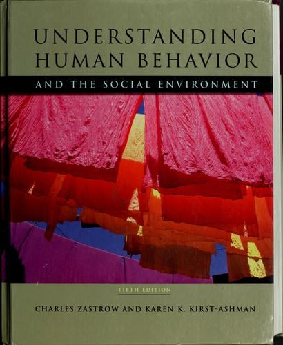 Understanding human behavior and the social environment