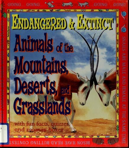Animals of the mountains, deserts, and grasslands