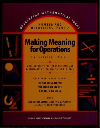 Making meaning for operations