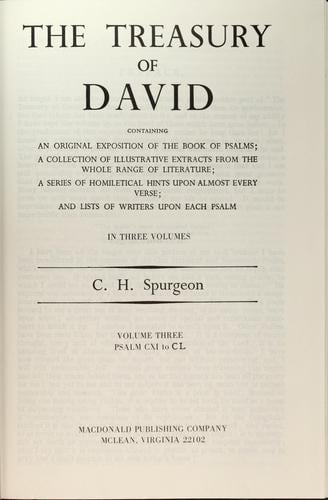 The treasury of David