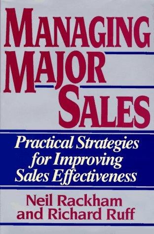 Managing major sales