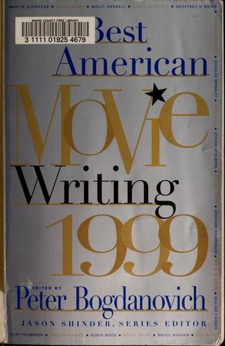 The best American movie writing, 1999