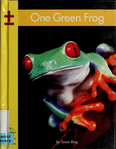 One green frog