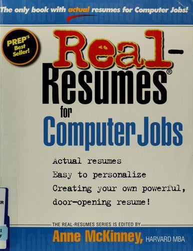Real-resumes for computer jobs